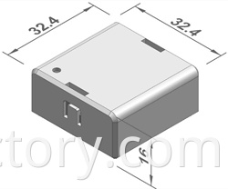 temperature sensor receiver for busbar